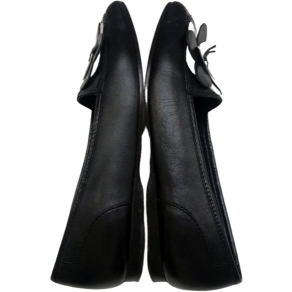 Enzo Angiolini Leather Color Block layered Loafer Flats - Picture 8 of 11